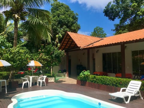 Property building, Patio, Day, Garden, Garden view, Pool view, Swimming pool, Swimming pool, sunbed