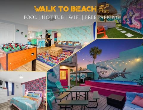 Bed, Hot Tub, Living room, Bedroom, Swimming pool