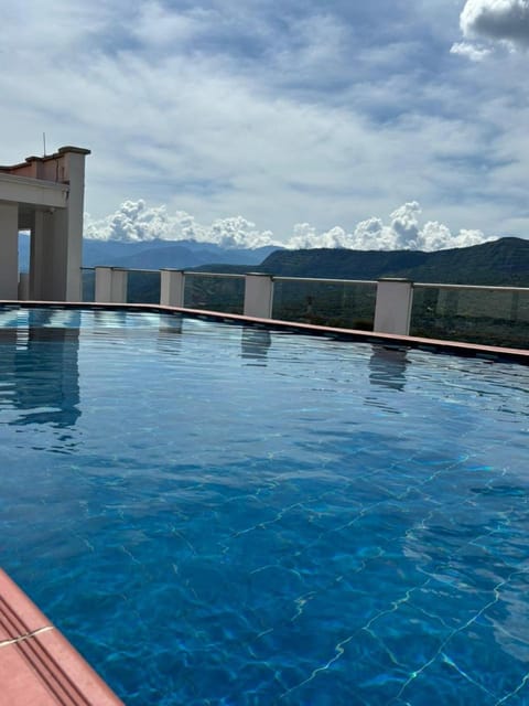 Natural landscape, Mountain view, Pool view, Swimming pool
