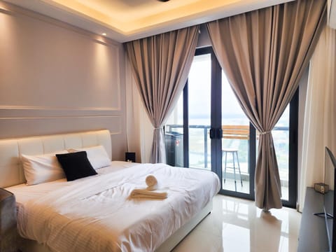 Bed, Coffee/tea facilities, Kitchen or kitchenette, Photo of the whole room, Bedroom, towels