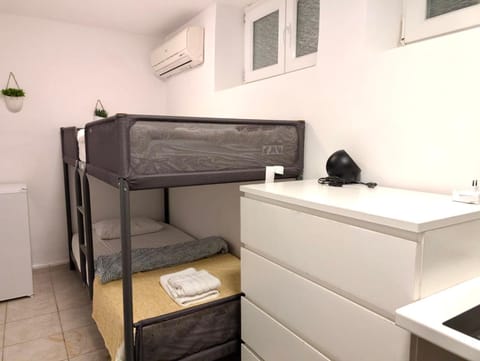 Photo of the whole room, bunk bed