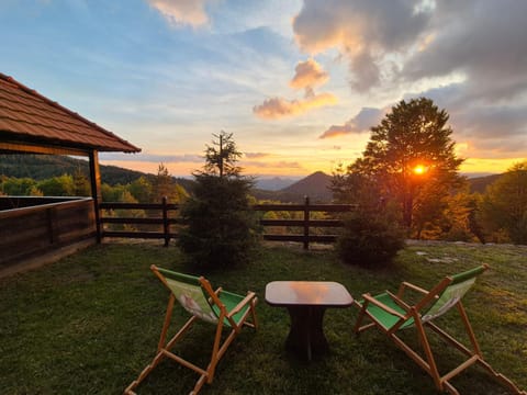 Natural landscape, Seating area, Sunset