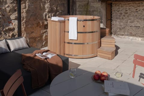Day, Hot Spring Bath, Hot Tub, Drinks, Open Air Bath