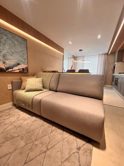 Kitchen or kitchenette, Living room, Seating area
