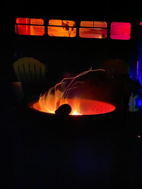 Property building, fireplace