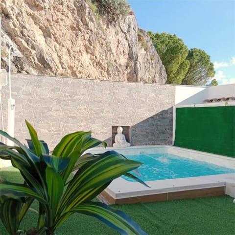Patio, Day, Natural landscape, Mountain view, Pool view, Swimming pool