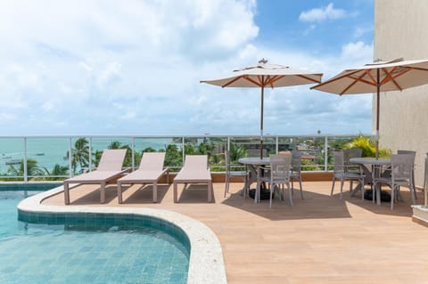 Natural landscape, Balcony/Terrace, Sea view, sunbed
