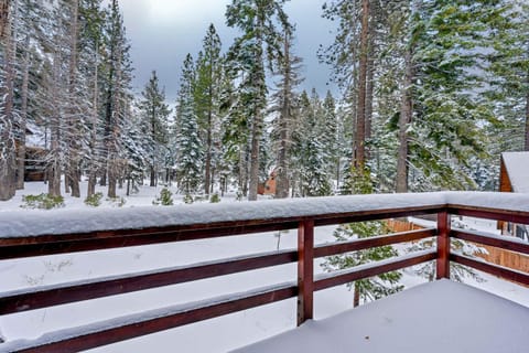 Tahoe City Vacation Rental with Fireplace and Deck House in Tahoe City