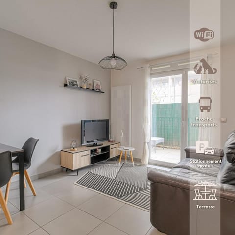 T3 calme & lumineux - idéal familles & pros à Villeurbanne Apartment in Villeurbanne