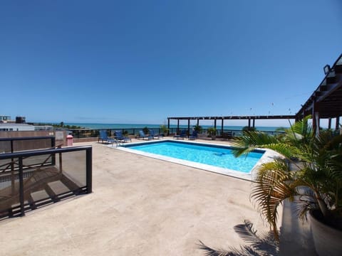 Natural landscape, Pool view, Sea view, Swimming pool, sunbed
