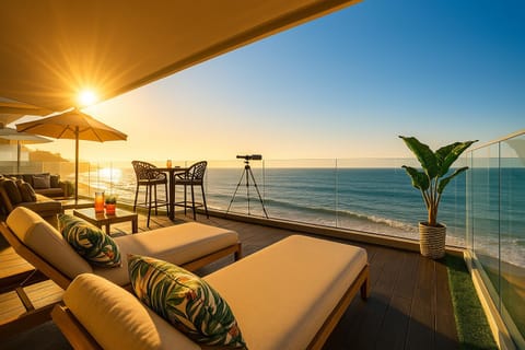 Patio, Balcony/Terrace, Sea view, Entertainment