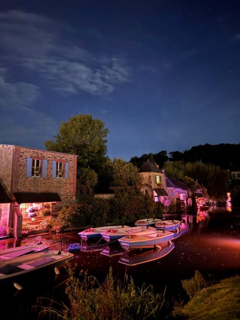 Property building, Night, Natural landscape
