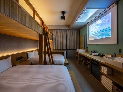 Bed, bunk bed