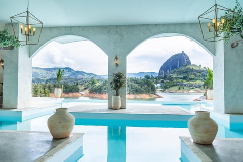 Patio, Nearby landmark, Restaurant/places to eat, Lake view, Lake view, Landmark view, Mountain view, Mountain view, Swimming pool