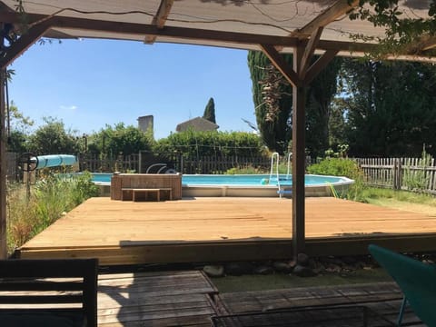 Balcony/Terrace, Pool view, Swimming pool, sunbed