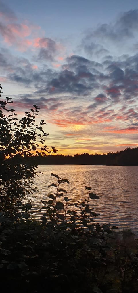 Lake view, Sunset
