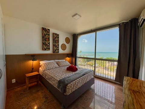 Bed, Bedroom, Sea view