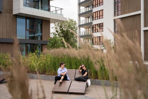 Property building, Day, Seating area, Garden view