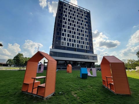 Property building, City view, Garden view