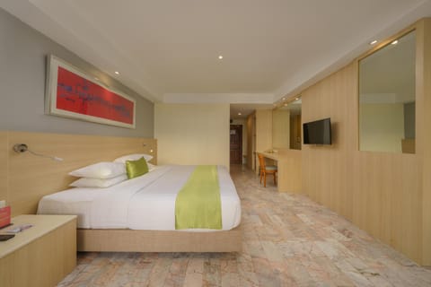 Bed, TV and multimedia, Photo of the whole room, Bedroom