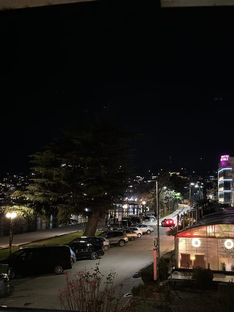 Property building, Night, Neighbourhood, City view, Street view, Location, Parking