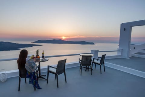Patio, Guests, Sea view, Sunset