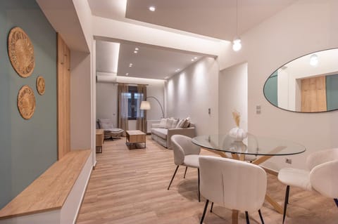 Living room, Seating area, Dining area