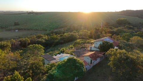 Day, Natural landscape, Bird's eye view, Sunset