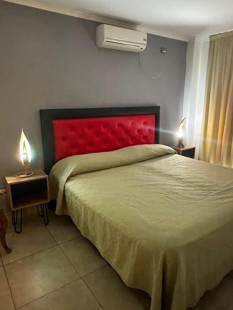 Bed, Bedroom, air conditioner