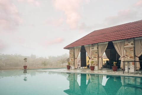 Property building, Natural landscape, Swimming pool