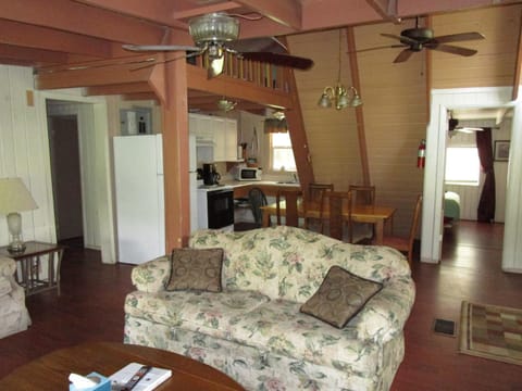 Kitchen or kitchenette, Living room, Dining area