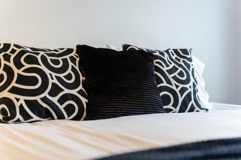 Bed, Decorative detail, Bedroom