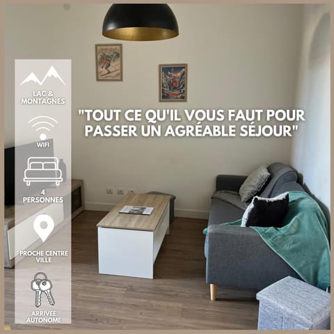 Evasion Alpine au calme près centre ville Chambéry Apartment in Chambery