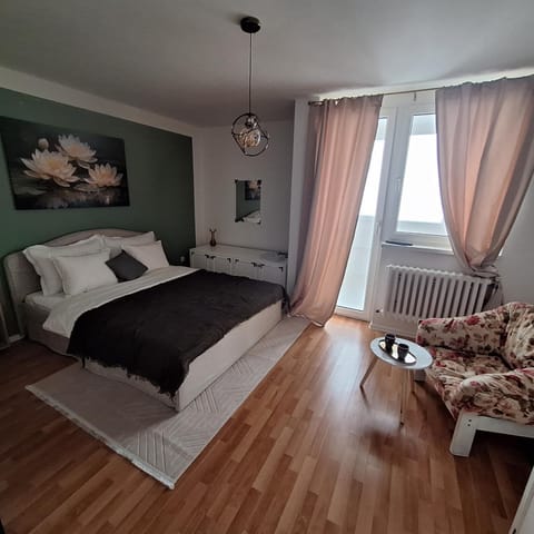 Bed, Photo of the whole room, Seating area, Bedroom