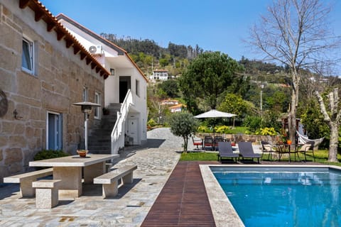 Property building, Living room, Swimming pool