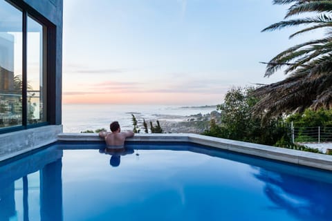 Swimming pool, Sunset