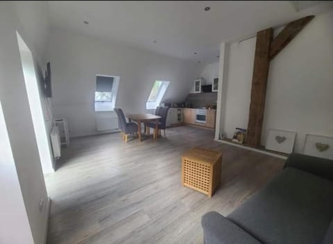 Kitchen or kitchenette, Living room, Dining area