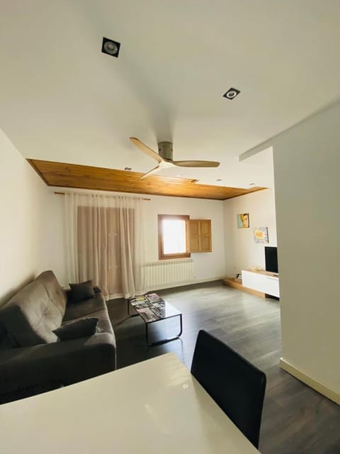 Living room, fireplace