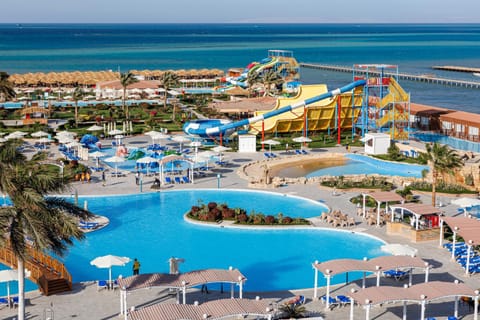 Day, Beach, Aqua park, Pool view, Sea view, Swimming pool