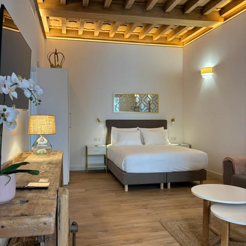Bed, Photo of the whole room, furniture, wardrobe