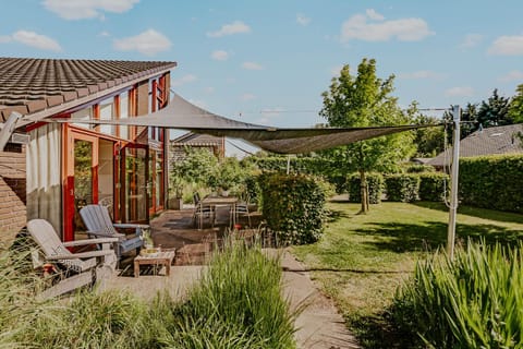 Property building, Garden, Seating area