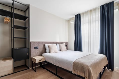 Bed, Photo of the whole room, Bedroom, storage, wardrobe