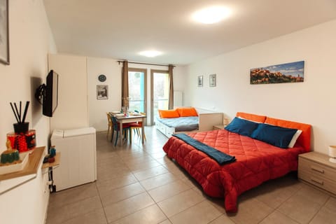 Bed, Living room, Bedroom