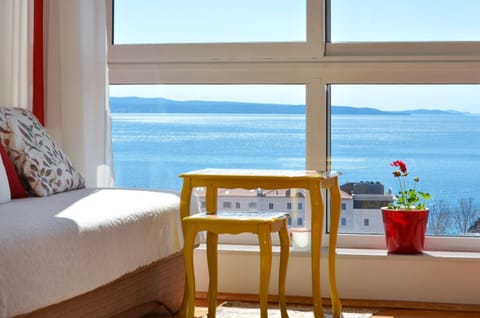 View (from property/room), Living room, Sea view