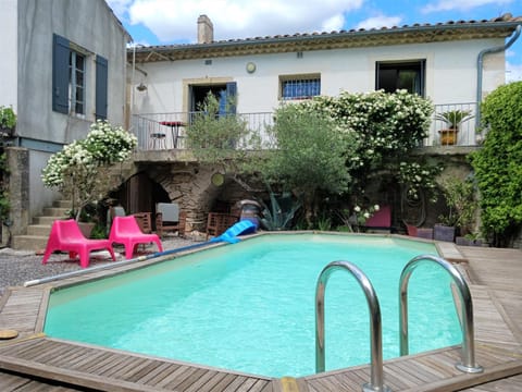 Patio, Summer, Garden, Pool view, Swimming pool, Swimming pool, sunbed