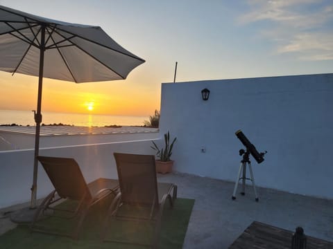 Natural landscape, Solarium, Sea view, Sunrise, Sunset, sunbed