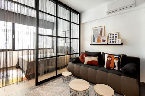 Living room, air conditioner