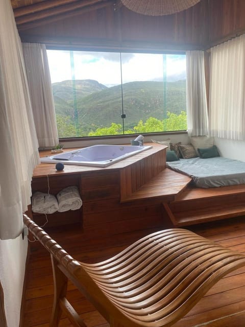 Natural landscape, Hot Tub, Mountain view, Open Air Bath