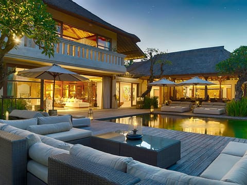 Property building, Patio, View (from property/room), Pool view, Swimming pool, Sunset