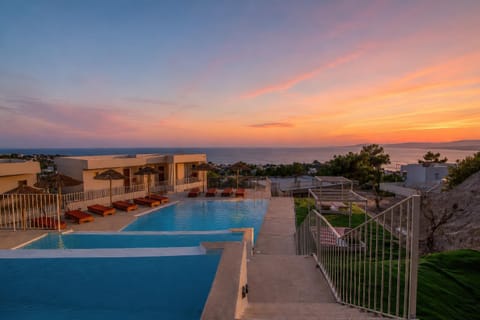 Sea view, Swimming pool, Sunset